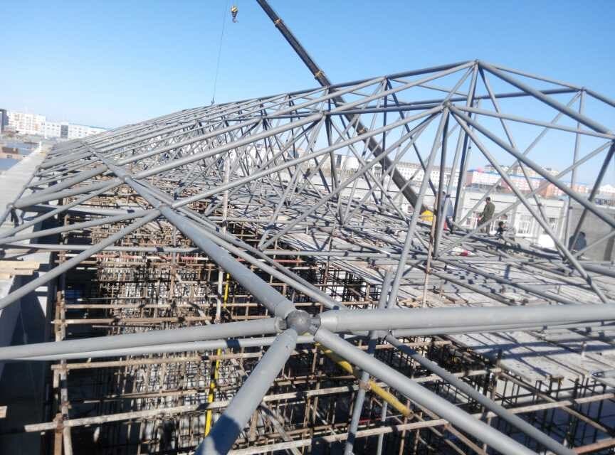 焦作商贸城屋顶网架工程